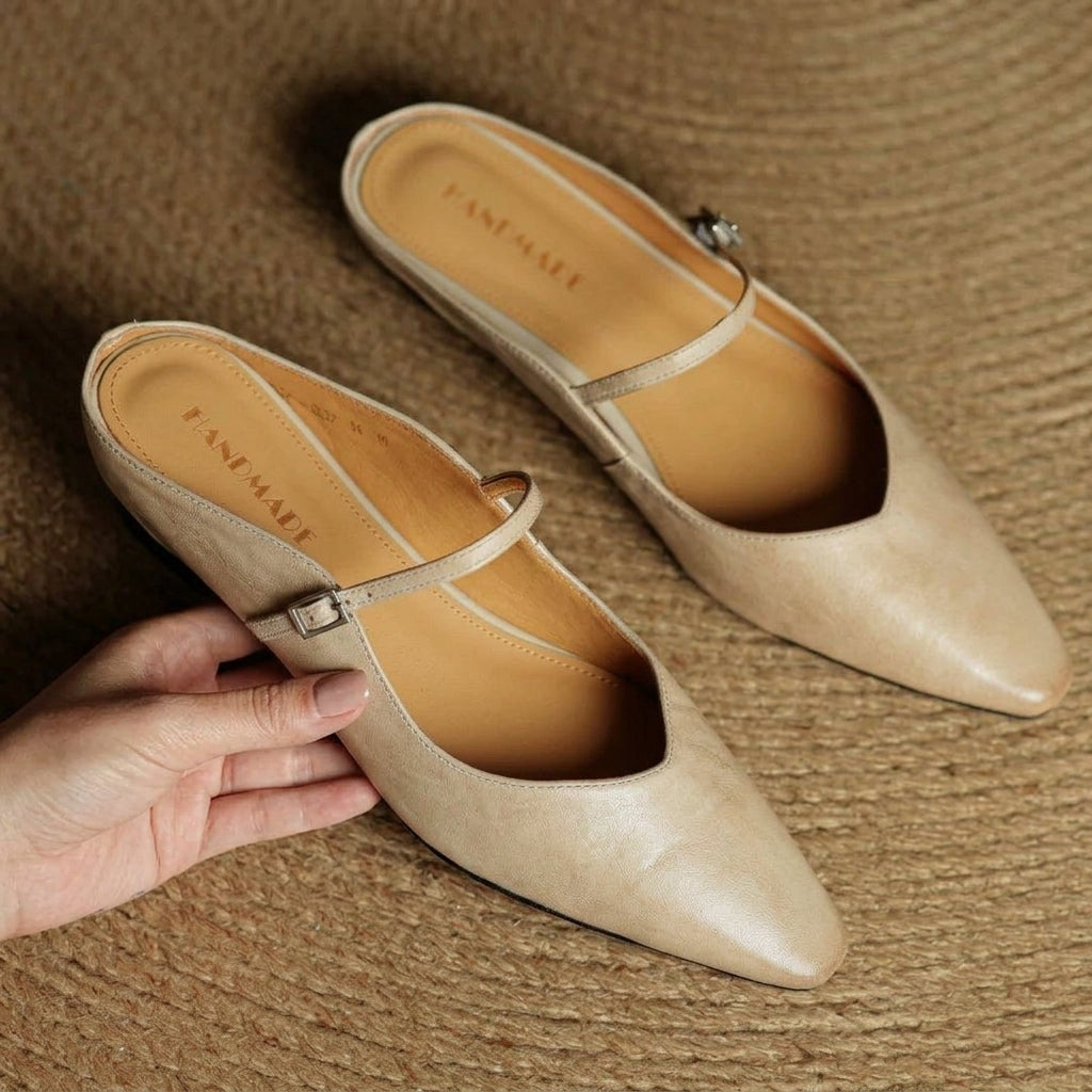Women's Leather Mules, multiple colourways, photo 5