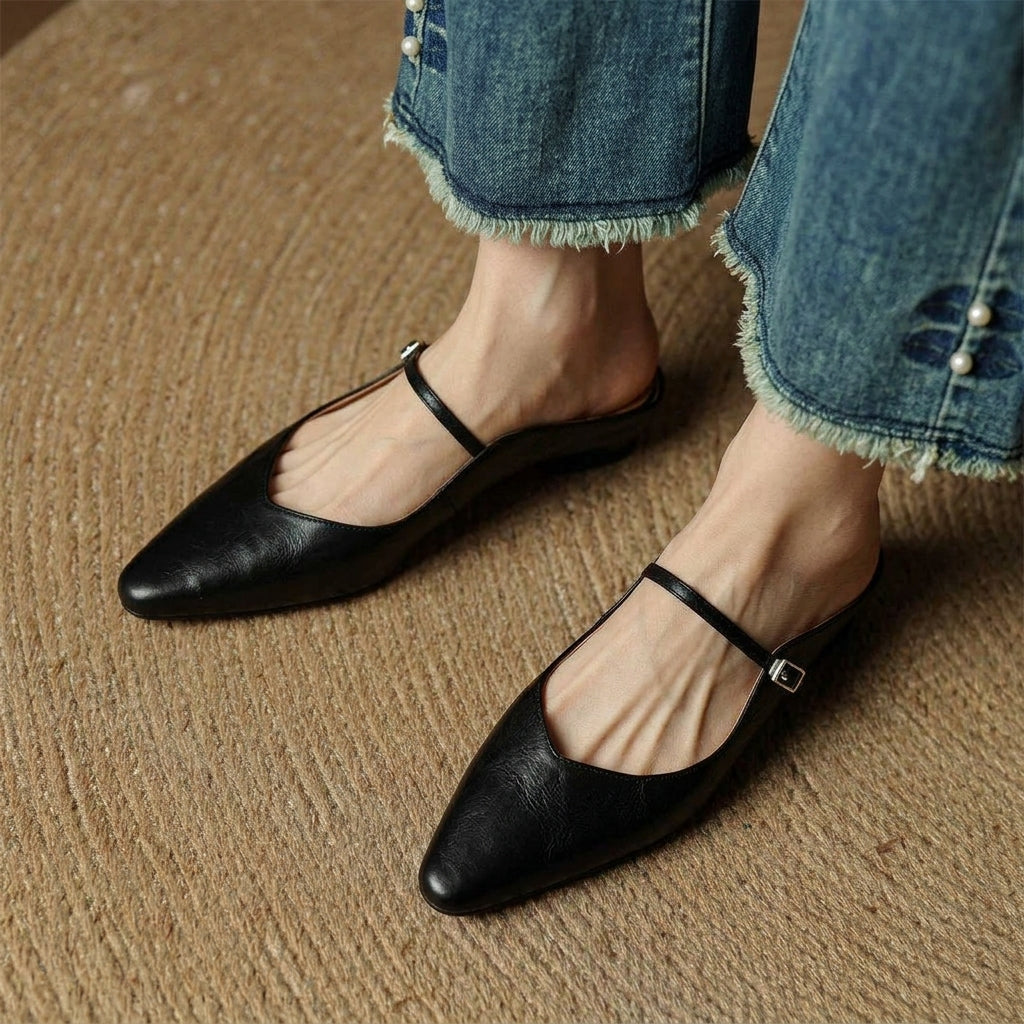 Women's Leather Mules, multiple colourways, photo 8