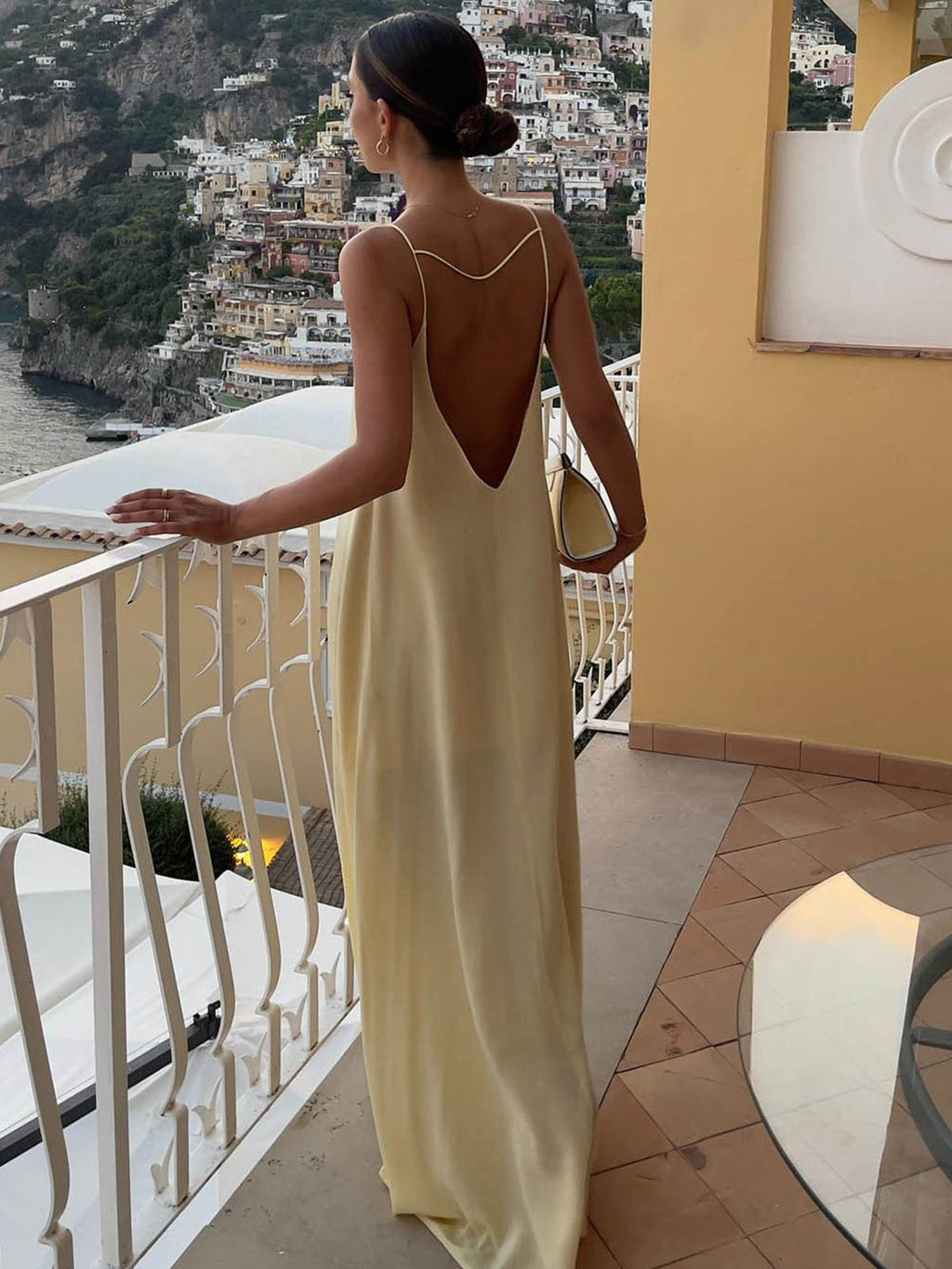 Women’s women's satin slip maxi dress