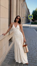 Women's one-size maxi dress, product photo