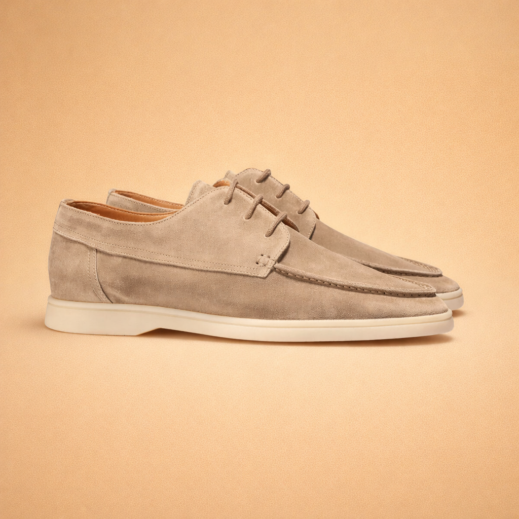 men's vegan leather lace-up dress shoes
