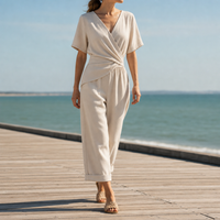 Piper | Women's Tailored Wrap Jumpsuit for Work and Social Occasions