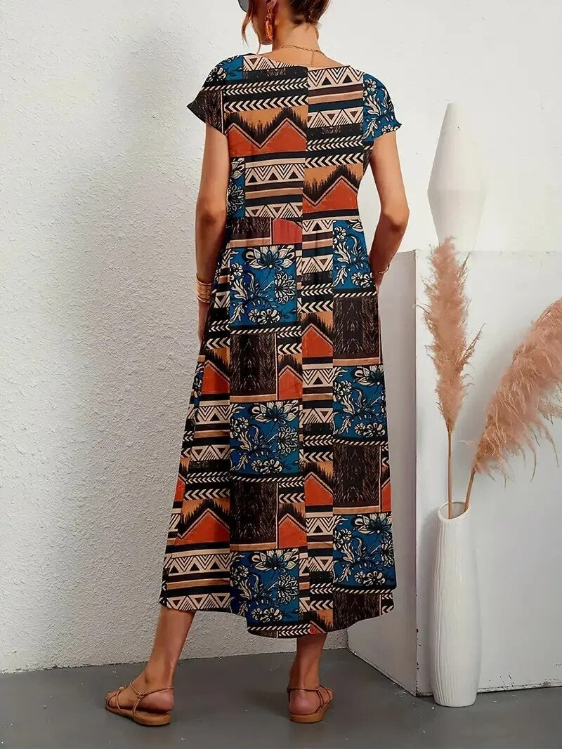 Women's cotton dress, available in multiple colourways, product photo 4