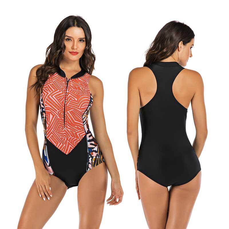 Women's Active One-Piece Swimsuit for Summer Swimming Laps — product photo