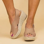 Women's Lightweight Open-Toe Summer Sandals with Adjustable Strap — product photo