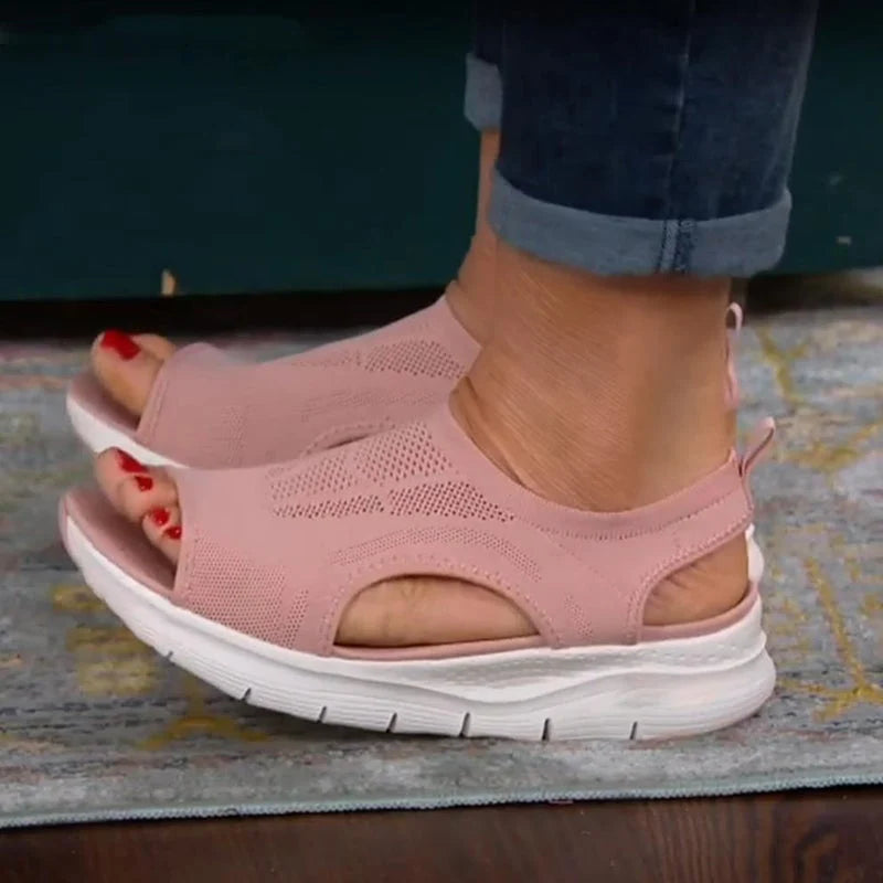 Women's Orthopedic Cushioned Sandals with Arch Support — Pink