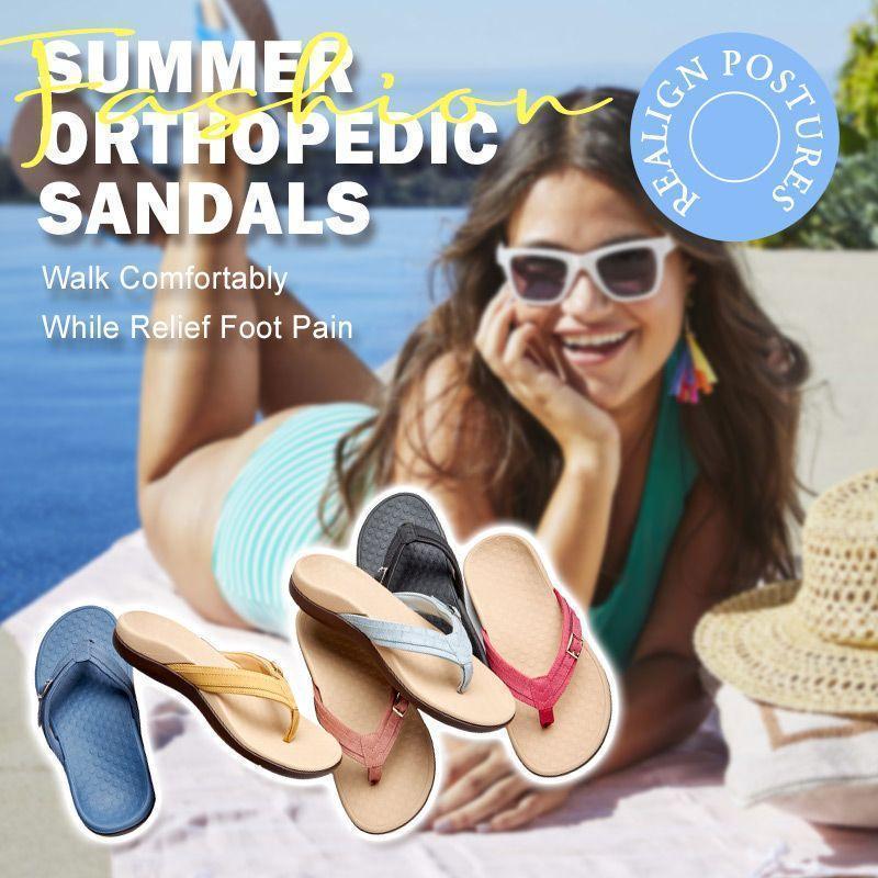 Women's Orthopedic Arch Support Thongs for Everyday Wear — product photo