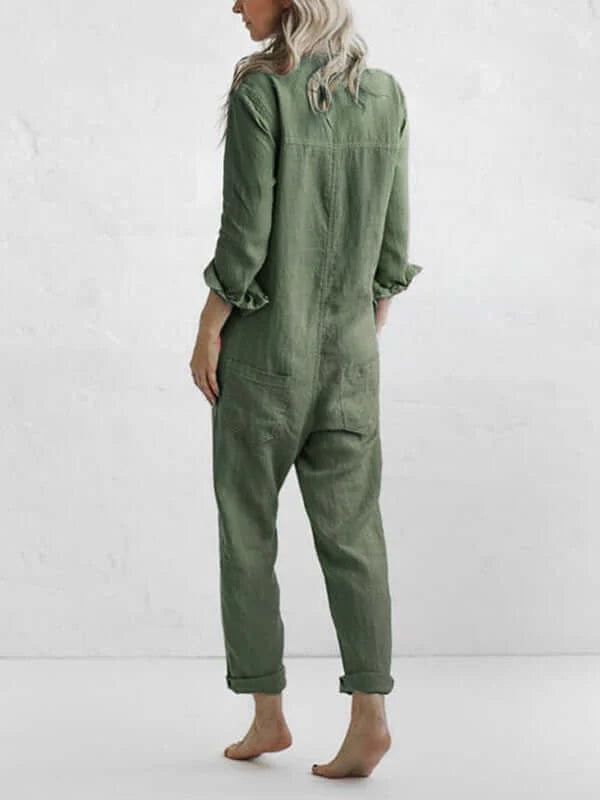Women's Relaxed Fit Jumpsuit for Summer Resort & Vacation Wear — product photo