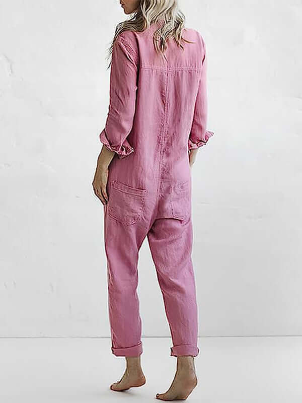 Women's Relaxed Fit Jumpsuit for Summer Resort & Vacation Wear — product photo