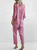 Women's Relaxed Fit Jumpsuit for Summer Resort & Vacation Wear — product photo