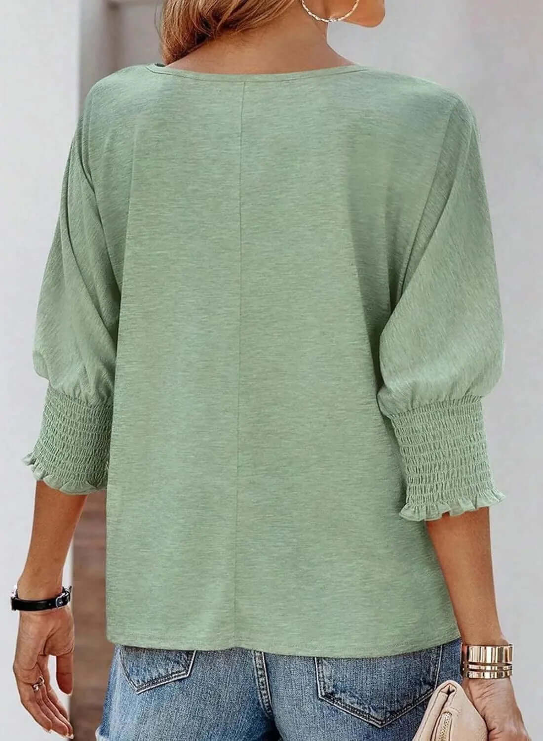 Women's Ribbed Knit Top for Everyday Layering and Spring Style — product photo