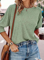Women's Ribbed Knit Top for Everyday Layering and Spring Style — product photo