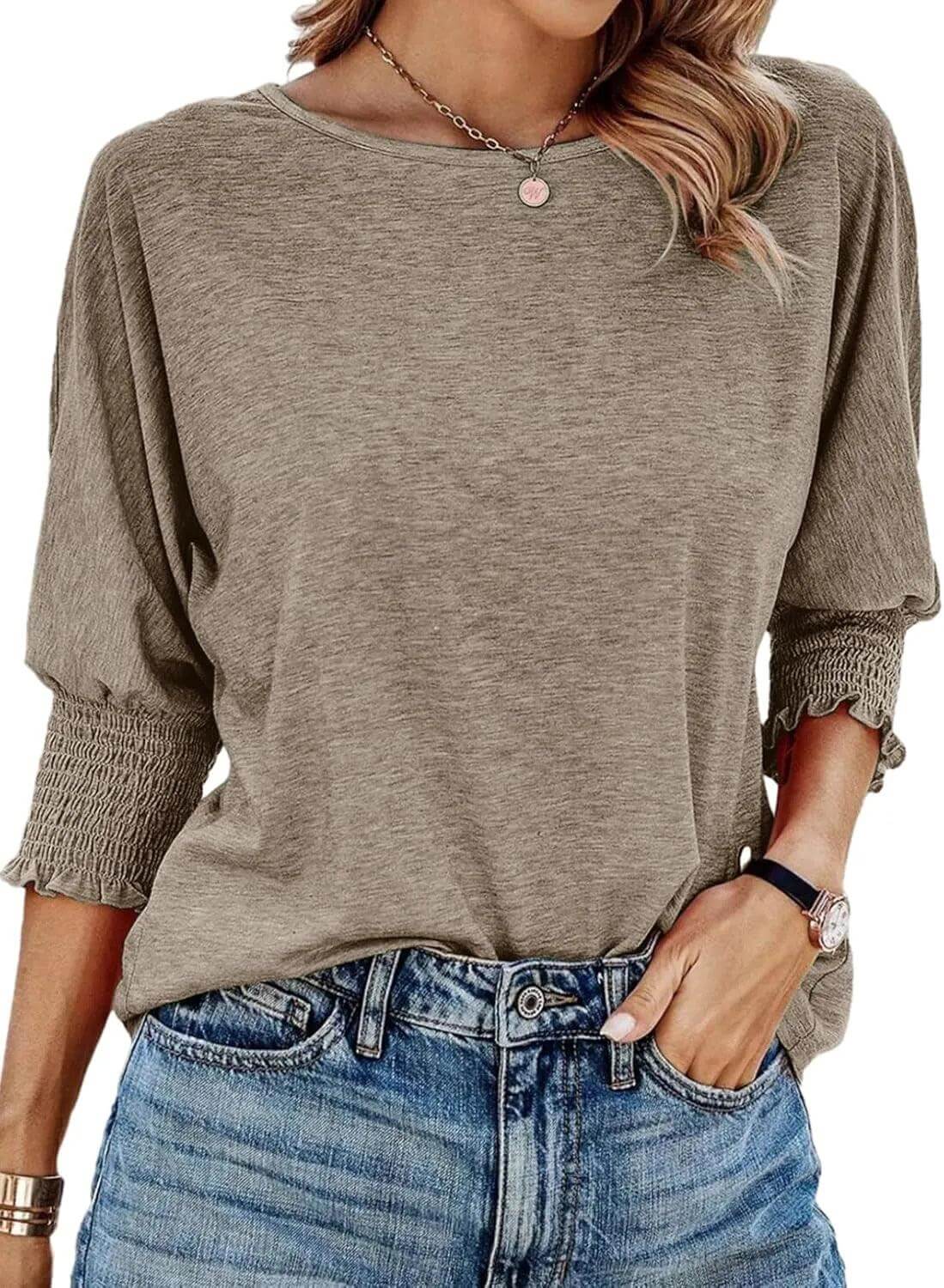 Women's Ribbed Knit Top for Everyday Layering and Spring Style — product photo