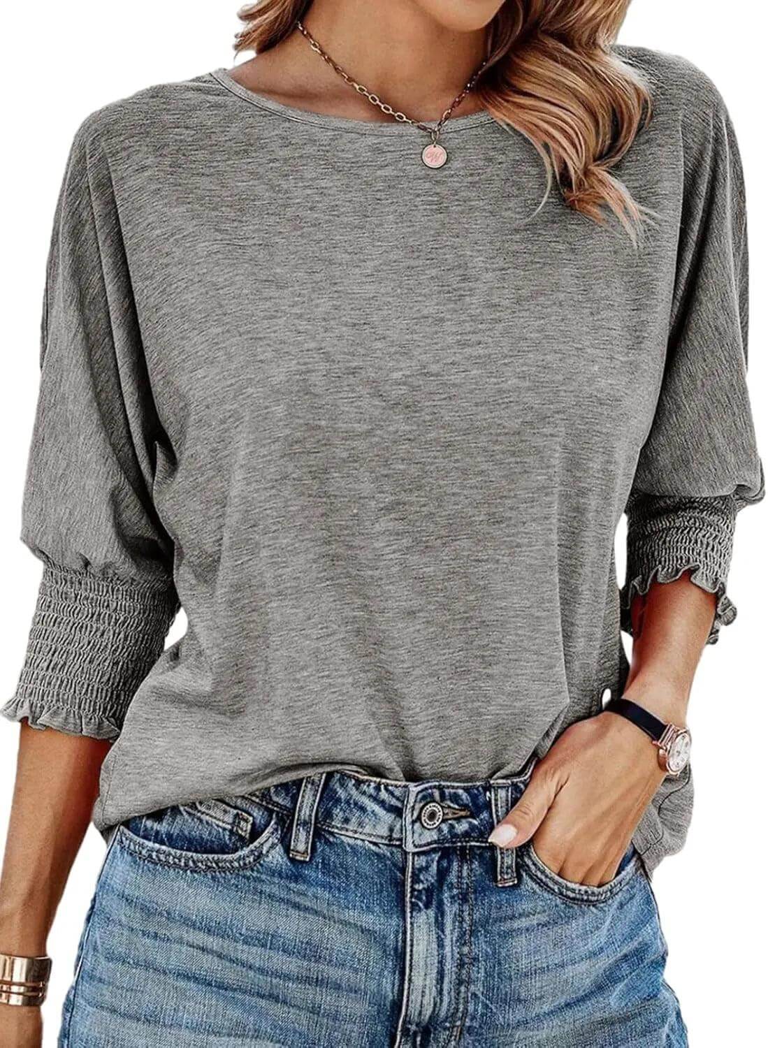 Women's Ribbed Knit Top for Everyday Layering and Spring Style — product photo
