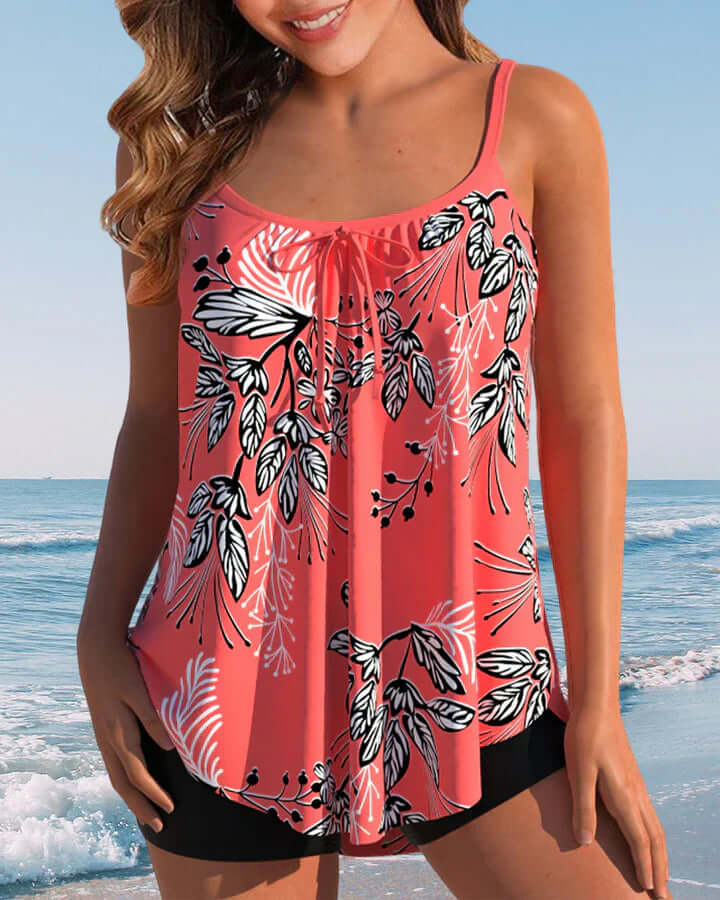 Women's Sustainable Quick-Dry Swimwear for Beach and Pool — Red
